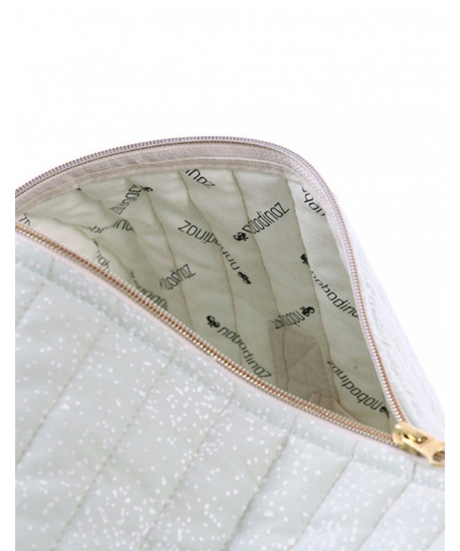 Sac Week End New York White Bubble Aqua Nobodinoz