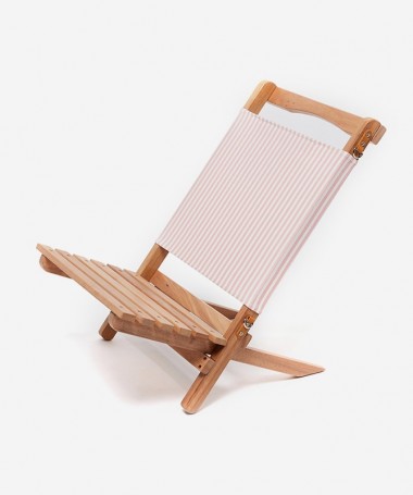 Chaise Pliable - Pink Stripe -