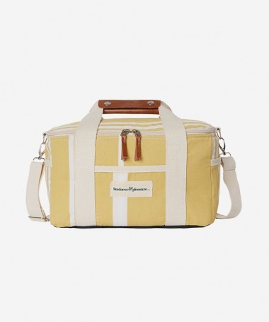 Cooler Bag - Vintage Yellow Stripe -