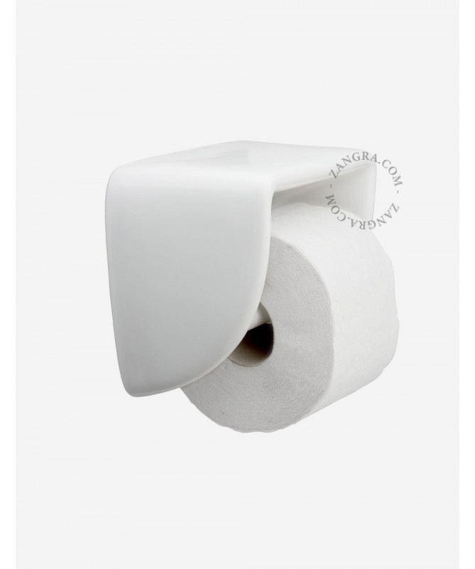 Trouvez ici un dérouleur papier wc en porcelaine.